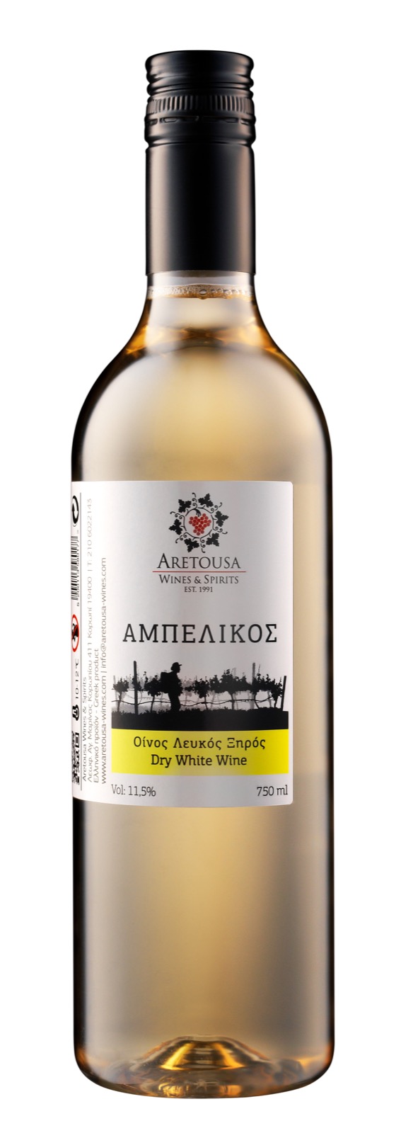 Dry White Wine Ampelikos 