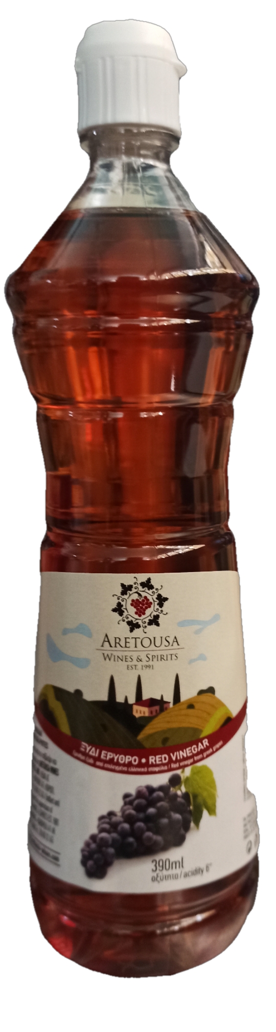 Red Vinegar Aretousa Pet 390 ml